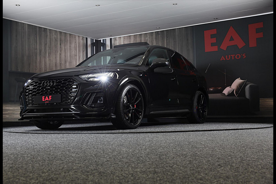 Audi Q5 Sportback 55 TFSI e Quattro SQ5 Look / FACELIFT / Carbon / Digital Cockpit / Dode Hoek / Lane Assist / Open Pano / 21 Inch