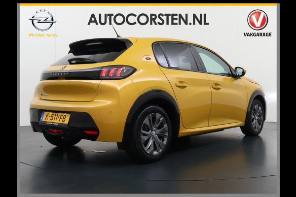Peugeot e-208 EV Allure Première 50kWh SOH 89% Navi Ecc Stoelverwarming 360°Camera Apple Carplay Android Auto Cruise Control Pdc Led Lmv 16" Privacy Glas DAB+ Keyless Rijstrooksensor 1e Eigenaar Origineel Nederlandse Auto Dealeronderhouden