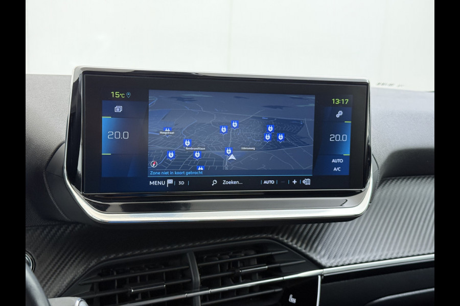Peugeot e-208 EV Allure Première 50kWh SOH 89% Navi Ecc Stoelverwarming 360°Camera Apple Carplay Android Auto Cruise Control Pdc Led Lmv 16" Privacy Glas DAB+ Keyless Rijstrooksensor 1e Eigenaar Origineel Nederlandse Auto Dealeronderhouden