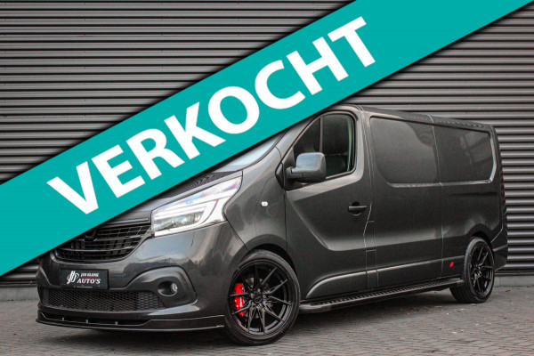 Renault Trafic 2.0 dCi T29 L2H1 Work Edition FULL BLACK / SIDE- BARS / TREKHAAK / NAVIGATIE / VERLAAGD / CRUISE CONTROL / LEDEREN