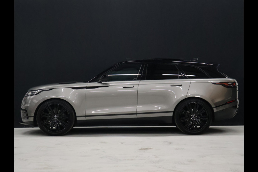 Land Rover Range Rover Velar 2.0 I4 Turbo AWD R-Dynamic HSE [LUCHTVERING, SCHUIFKANTELDAK, TREKHAAK INKLAPBAAR, MEMORY SEATS, MERIDIAN SOUND, APPLE CARPLAY, ANDROID, STOELMASSAGE, 360 CAMERA, COMFORTSTOELEN, STOELVERKOELING, STOELVERWARMING, CRUISE, C