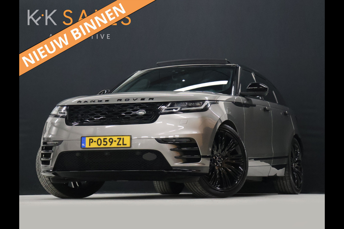Land Rover Range Rover Velar 2.0 I4 Turbo AWD R-Dynamic HSE [LUCHTVERING, SCHUIFKANTELDAK, TREKHAAK INKLAPBAAR, MEMORY SEATS, MERIDIAN SOUND, APPLE CARPLAY, ANDROID, STOELMASSAGE, 360 CAMERA, COMFORTSTOELEN, STOELVERKOELING, STOELVERWARMING, CRUISE, C