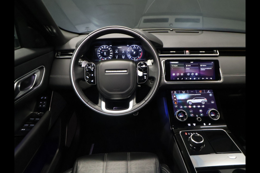 Land Rover Range Rover Velar 2.0 I4 Turbo AWD R-Dynamic HSE [LUCHTVERING, SCHUIFKANTELDAK, TREKHAAK INKLAPBAAR, MEMORY SEATS, MERIDIAN SOUND, APPLE CARPLAY, ANDROID, STOELMASSAGE, 360 CAMERA, COMFORTSTOELEN, STOELVERKOELING, STOELVERWARMING, CRUISE, C
