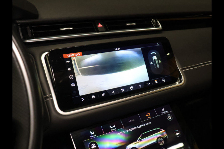 Land Rover Range Rover Velar 2.0 I4 Turbo AWD R-Dynamic HSE [LUCHTVERING, SCHUIFKANTELDAK, TREKHAAK INKLAPBAAR, MEMORY SEATS, MERIDIAN SOUND, APPLE CARPLAY, ANDROID, STOELMASSAGE, 360 CAMERA, COMFORTSTOELEN, STOELVERKOELING, STOELVERWARMING, CRUISE, C