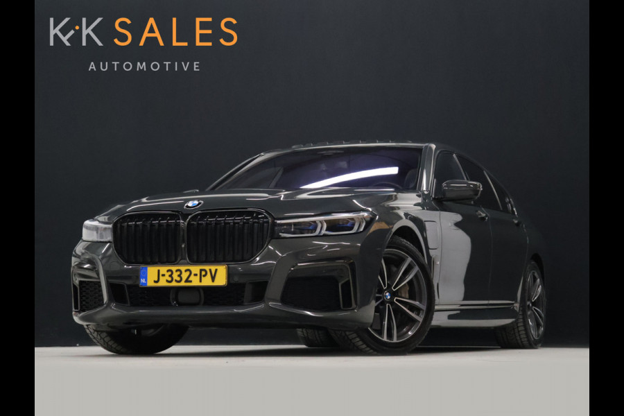BMW 7 Serie 745e High Executive M Sport *WEEKAANBIEDING* [SCHUIFKANTELDAK, HARMAN/KARDON, APPLE CARPLAY, ANDROID, ELEKTRISCH VERSTELBARE STOELEN V+A, STOELMASSAGE V+A, LUCHTVERING, 360 CAMERA, HEAD-UP, STUURVERWARMING, STOELVERWARM