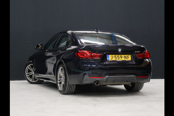 BMW 4 Serie Gran Coupé 418i M Sport [HEAD-UP, SCHUIFKANTELDAK, ELEKTRISCHE STOELEN, CAMERA, PDC 360, STOELVERWARMING, BLUETOOTH TELEFOON, M-PAKKET, NIEUWSTAAT]