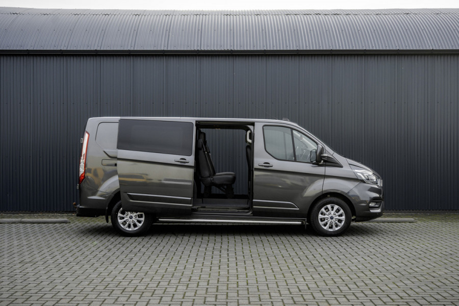 Ford Transit Custom 2.0 TDCI L2H1 Limited DC | 170 PK | 5-Zits | Automaat | CarPlay | Navi | Camera | Zijschuifdeur R + L | LED | Cruise