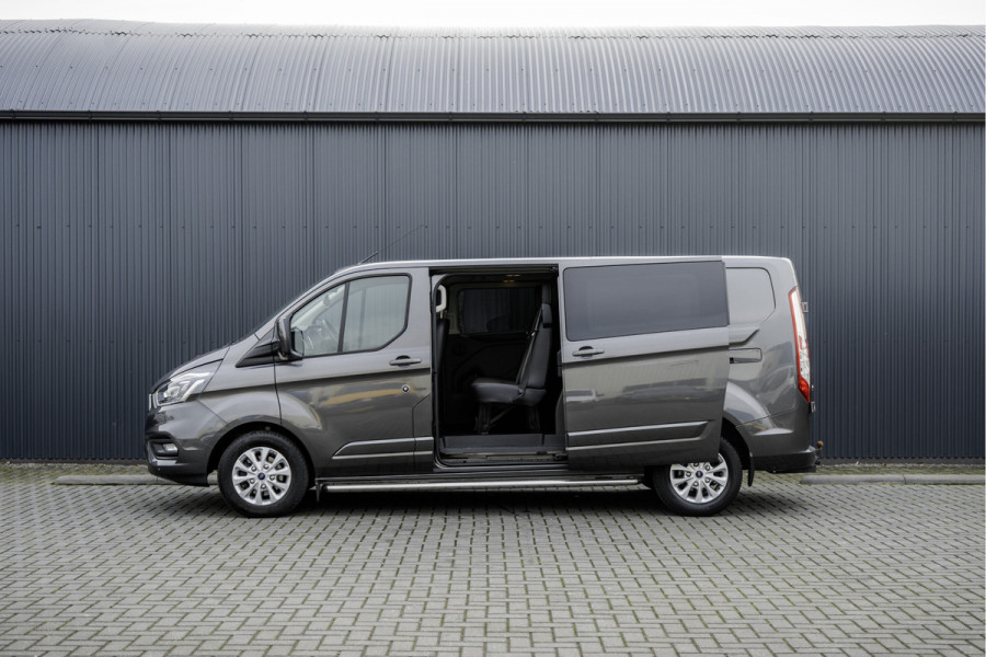 Ford Transit Custom 2.0 TDCI L2H1 Limited DC | 170 PK | 5-Zits | Automaat | CarPlay | Navi | Camera | Zijschuifdeur R + L | LED | Cruise