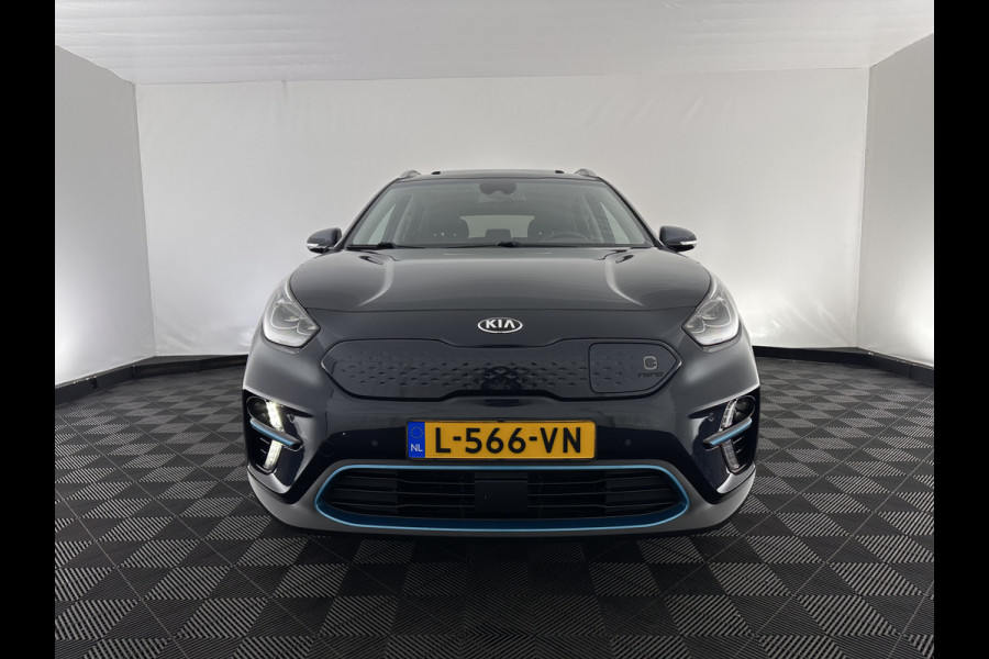 Kia e-Niro DynamicPlusLine 64 kWh [ 3-Fase ] {SOH-100%} (INCL-BTW) Aut.*PANO | LEATHER-FABRIC | FULL-LED | NAVI-FULLMAP | DAB+ | ADAPTIVE-CRUISE | CAMERA | HEATED-COMFORTSEATS | KEYLESS | DIGI-COCKPIT | SHIFT-PADDLES | CARPLAY | LANE-ASSIST | ...