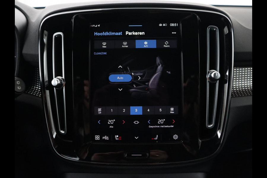 Volvo XC40 Recharge P8 AWD R Design | Stoel & stuurverwarming | Harman/Kardon | Adaptive cruise | Carplay | Navigatie | Keyless | Leder/Alcantara | Parkeerhulp | Full LED