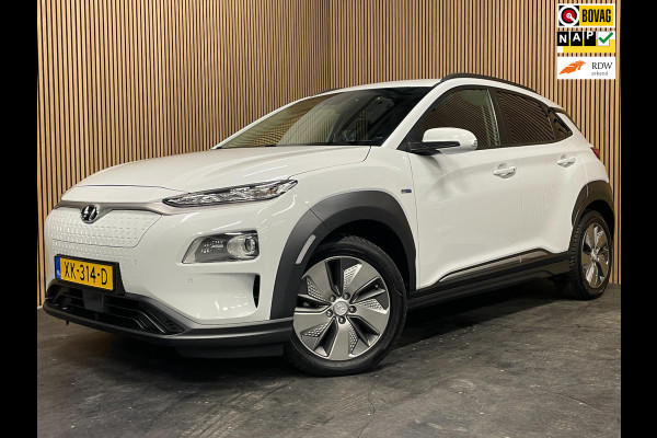 Hyundai Kona EV Premium 64 kWh|GROTE ACCU|100% SOH|HEAD-UP|KRELL|LEDER|ACC|STUURVERW|STOELVERW+VENT.|CAMERA|CARPLAY|ORG.NL|NAP|