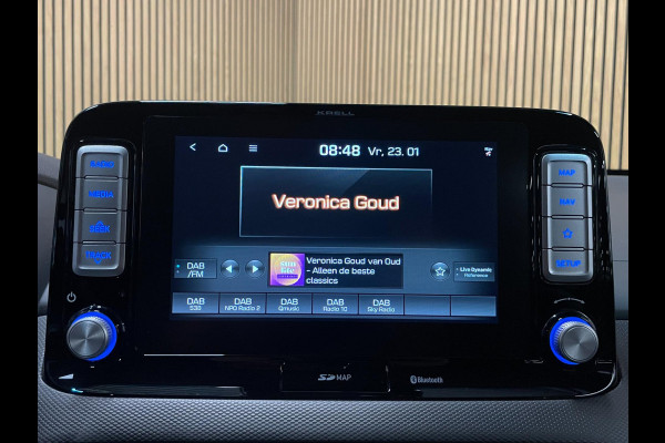 Hyundai Kona EV Premium 64 kWh|GROTE ACCU|100% SOH|HEAD-UP|KRELL|LEDER|ACC|STUURVERW|STOELVERW+VENT.|CAMERA|CARPLAY|ORG.NL|NAP|