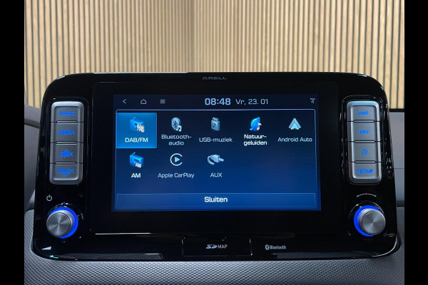 Hyundai Kona EV Premium 64 kWh|GROTE ACCU|100% SOH|HEAD-UP|KRELL|LEDER|ACC|STUURVERW|STOELVERW+VENT.|CAMERA|CARPLAY|ORG.NL|NAP|