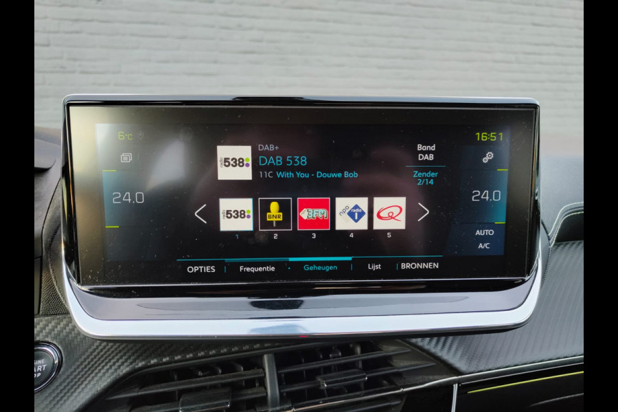 Peugeot e-208 EV GT 350 50kWh **Onboard charger defect** Navi Ecc 360°Camera Panoramadak Apple Carplay Android Auto Adap.Cruise Stoelverwarming Privacy Glas DAB+ Bluetooth Keyless Dodehoekdetectie 1e Eigenaar Origineel Nederlandse Auto Dealeronderhouden