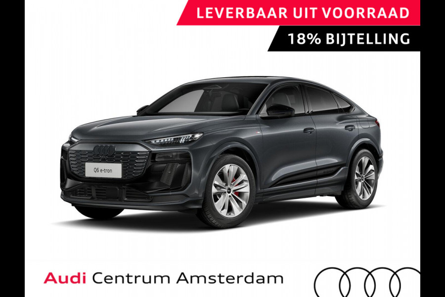Audi Q6 Sportback e-tron S edition 83Kwh 252 pk Sportback | Techniek pakket plus | Glazen panoramadak | Bang & Olufsen 3D | Head-up display |