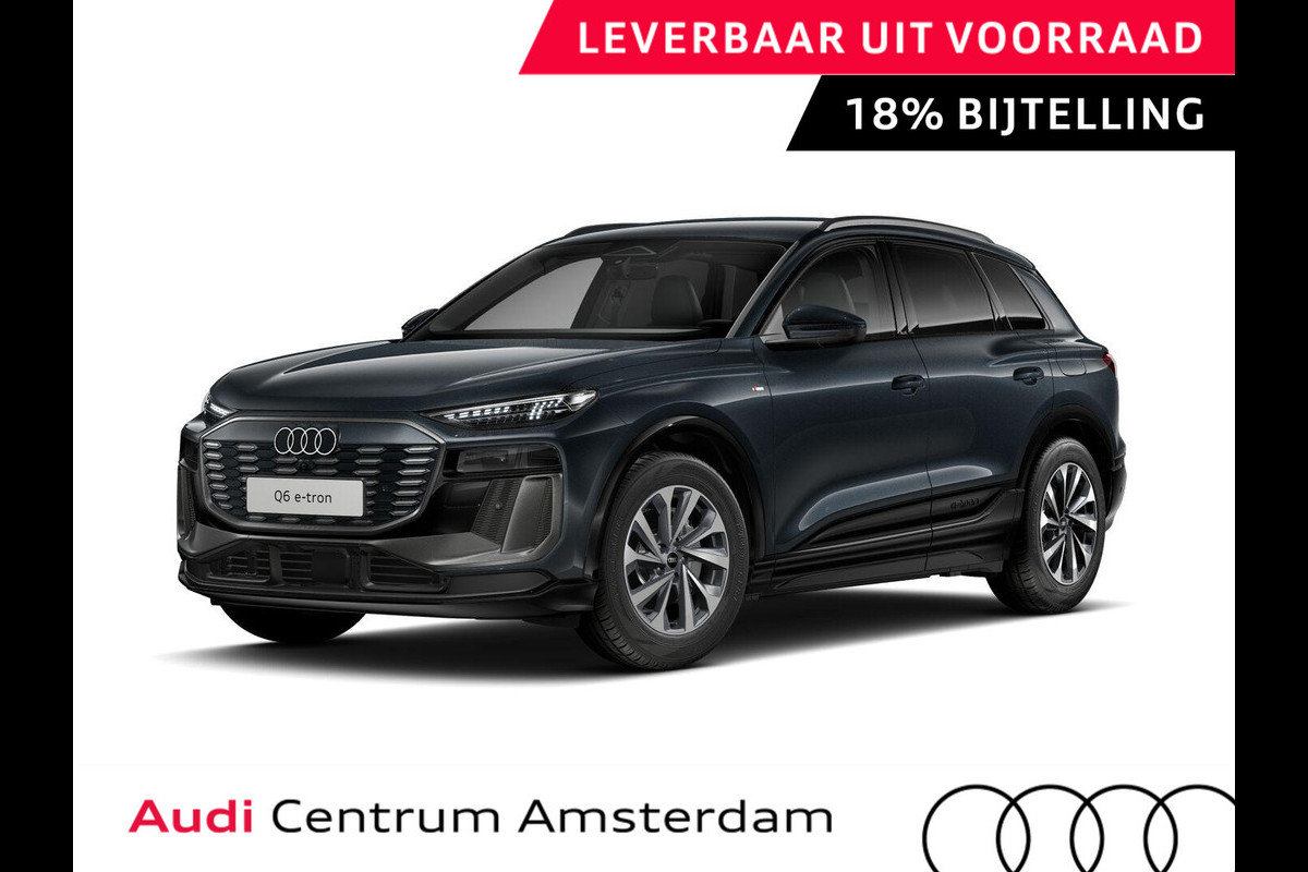 Audi Q6 e-tron Advanced edition 83Kwh 252 pk SUV | Tech pakket plus | Sportstoelen leder | 360 graden camera | Privacy glas |