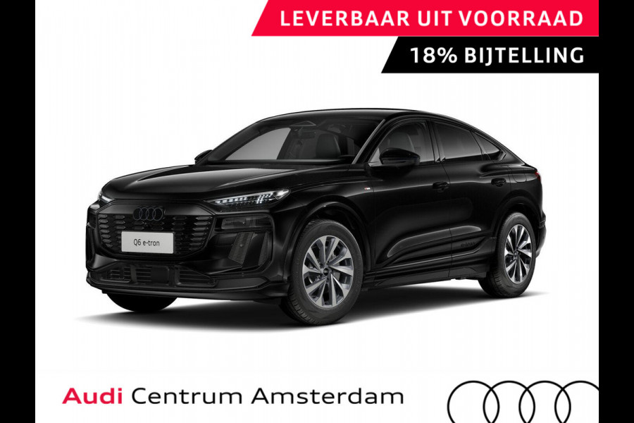 Audi Q6 Sportback e-tron Advanced edition 83Kwh 252 pk Sportback | Techniek pakket plus | Sportstoel voor leder | Optiek pakket zwart | Privacy glas |