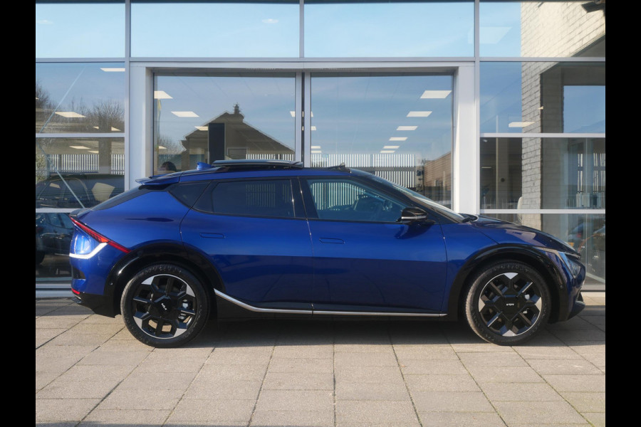 Kia Ev6 Plus Advanced 84 kWh | SNEL LEVERBAAR | Schuifkantel dak | Stoel en stuurverwarming | Dode hoek assistentie |