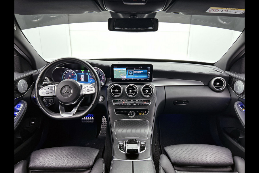 Mercedes-Benz C-Klasse Estate 200 AMG-Line ( Dealer onderH, Burmester Audio, SfeerV, 360 Camera, Carplay, Stoelv, Climate Con,Etc)