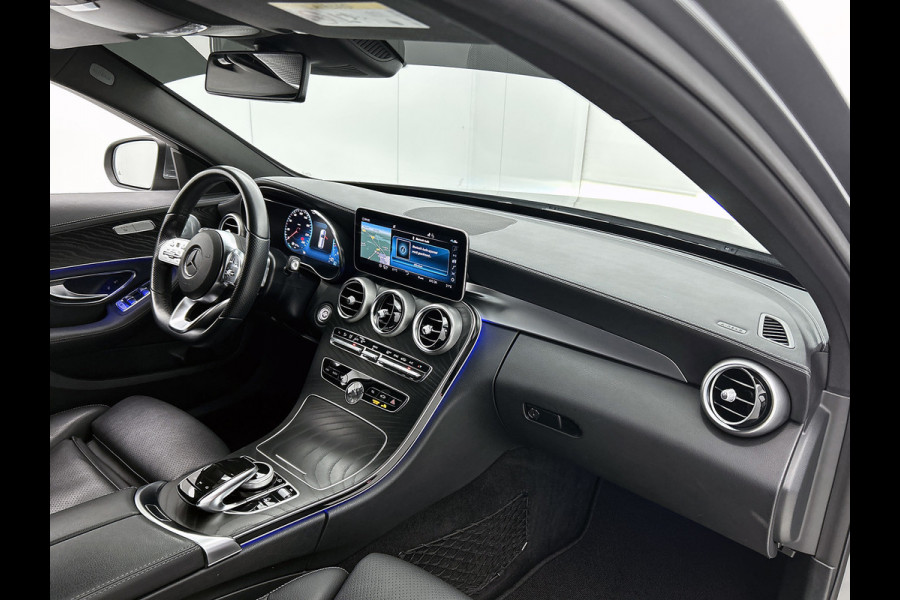 Mercedes-Benz C-Klasse Estate 200 AMG-Line ( Dealer onderH, Burmester Audio, SfeerV, 360 Camera, Carplay, Stoelv, Climate Con,Etc)