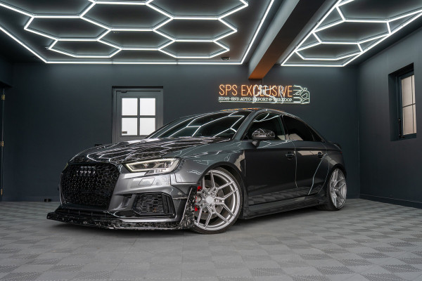 Audi A3 Limousine 2.5 TFSI RS 3 quattro Widebody / TTE700 / Full PPF / B&O / Pano / IPE Titanium uitlaat / VC / Custom RS3 VOL Stage 3