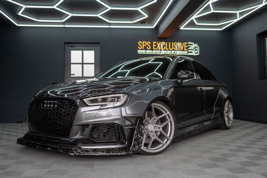 Audi A3 Limousine 2.5 TFSI RS 3 quattro Widebody / TTE700 / Full PPF / B&O / Pano / IPE Titanium uitlaat / VC / Custom RS3 VOL Stage 3