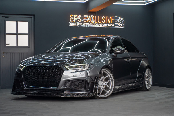 Audi A3 Limousine 2.5 TFSI RS 3 quattro Widebody / TTE700 / Full PPF / B&O / Pano / IPE Titanium uitlaat / VC / Custom RS3 VOL Stage 3