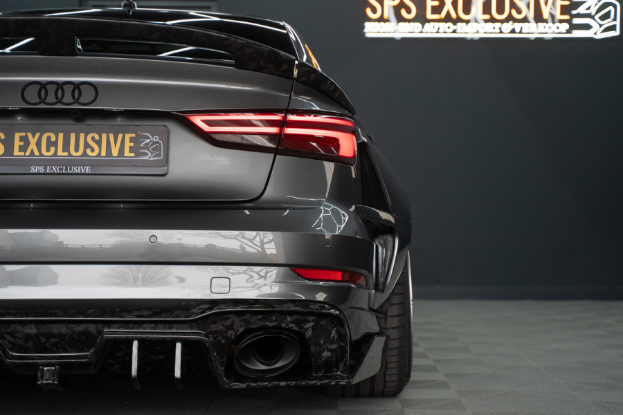 Audi A3 Limousine 2.5 TFSI RS 3 quattro Widebody / TTE700 / Full PPF / B&O / Pano / IPE Titanium uitlaat / VC / Custom RS3 VOL Stage 3