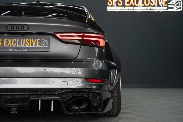 Audi A3 Limousine 2.5 TFSI RS 3 quattro Widebody / TTE700 / Full PPF / B&O / Pano / IPE Titanium uitlaat / VC / Custom RS3 VOL Stage 3