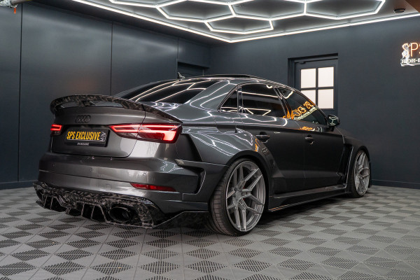 Audi A3 Limousine 2.5 TFSI RS 3 quattro Widebody / TTE700 / Full PPF / B&O / Pano / IPE Titanium uitlaat / VC / Custom RS3 VOL Stage 3