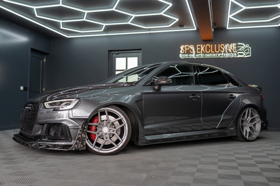 Audi A3 Limousine 2.5 TFSI RS 3 quattro Widebody / TTE700 / Full PPF / B&O / Pano / IPE Titanium uitlaat / VC / Custom RS3 VOL Stage 3