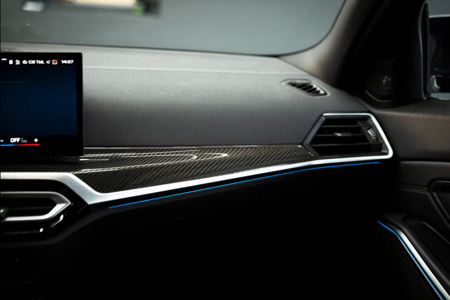 BMW 3 Serie M3 xDrive Competition / Frozen / Carbon / H&K / Laser / ACC / Curved display / Stoelverk. / Garantie