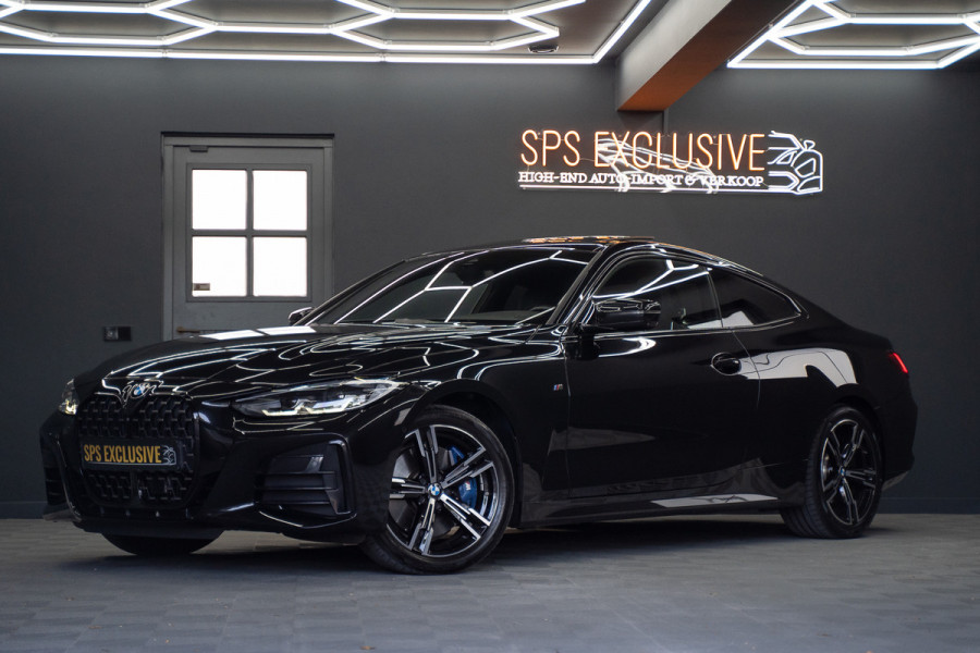 BMW 4 Serie Coupé M440i xDrive High Executive / Adaptive / Pano / 360 / Individual / Stoelverwarming / Memory / Carplay