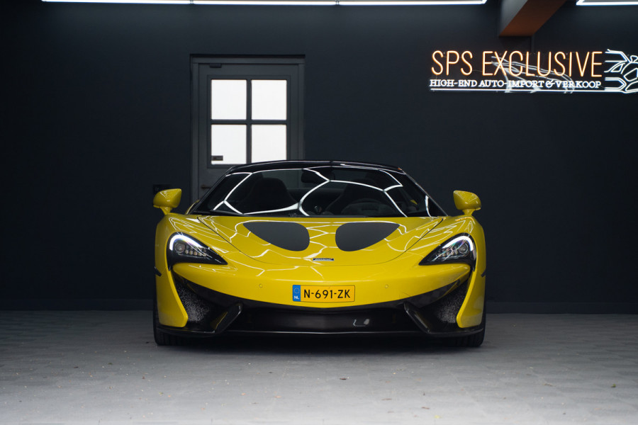 McLaren 570S Spider 570S / Lift / Keramisch / Novitec / Elite paint / Memory / Bowers & Wilkins / Soft close / Camera / LoJack Launch Edition Spider