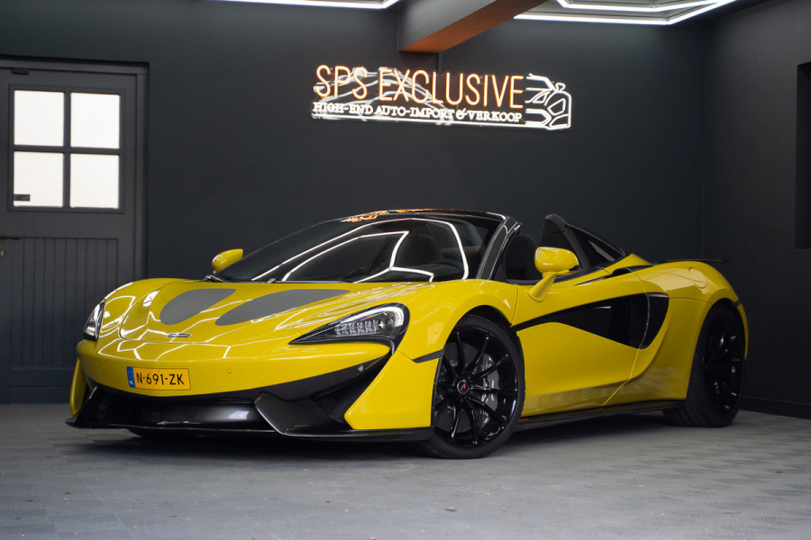 McLaren 570S Spider 570S / Lift / Keramisch / Novitec / Elite paint / Memory / Bowers & Wilkins / Soft close / Camera / LoJack Launch Edition Spider