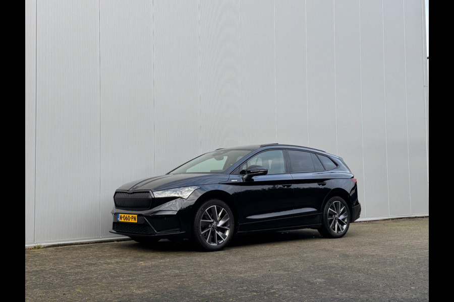 Škoda ENYAQ iV SPORTLINE PANORAMADAK STOELVERWARMING WARMTEPOMP NAP 1 EIGENAAR CARPLAY