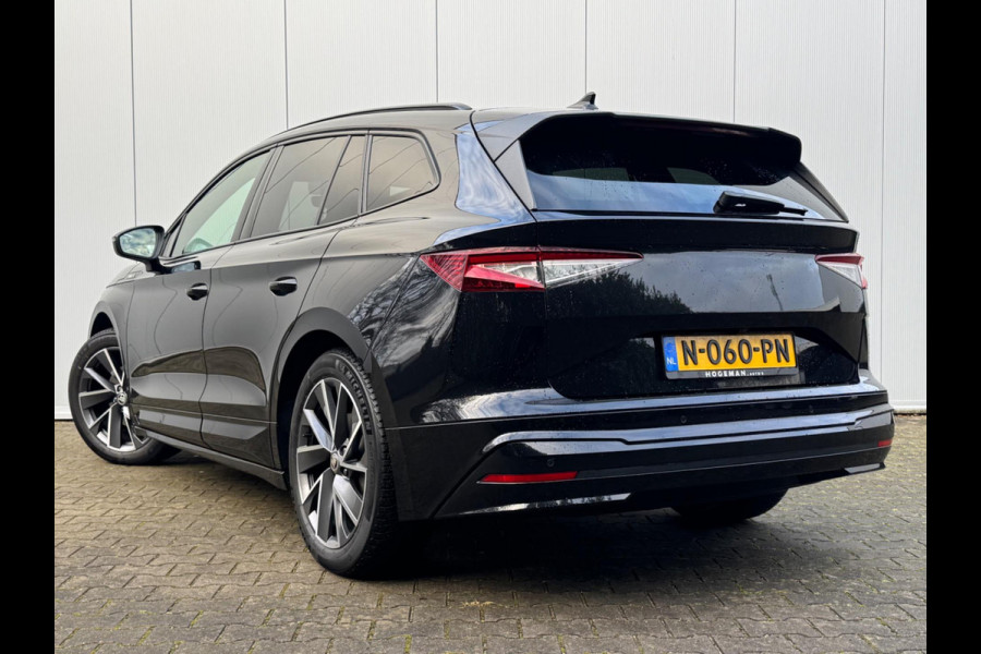 Škoda ENYAQ iV SPORTLINE PANORAMADAK STOELVERWARMING WARMTEPOMP NAP 1 EIGENAAR CARPLAY