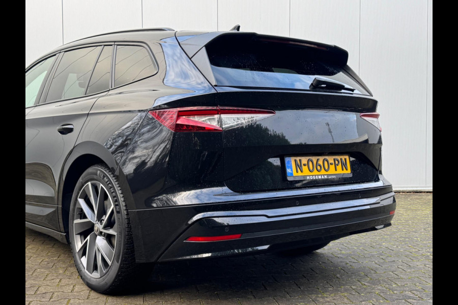 Škoda ENYAQ iV SPORTLINE PANORAMADAK STOELVERWARMING WARMTEPOMP NAP 1 EIGENAAR CARPLAY