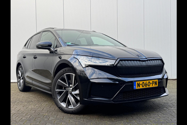 Škoda ENYAQ iV SPORTLINE PANORAMADAK STOELVERWARMING WARMTEPOMP NAP 1 EIGENAAR CARPLAY