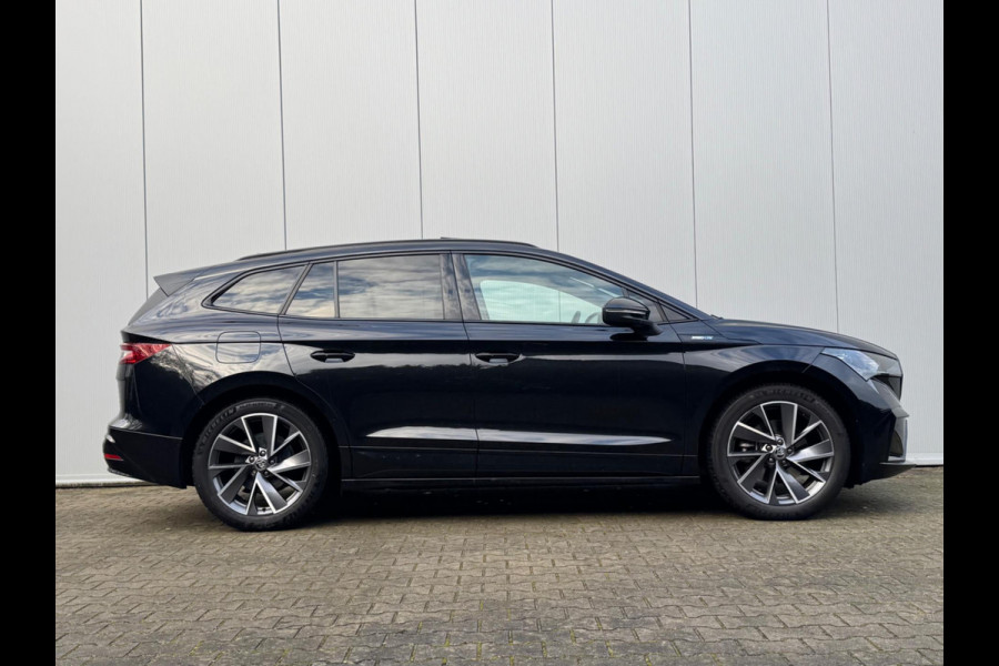 Škoda ENYAQ iV SPORTLINE PANORAMADAK STOELVERWARMING WARMTEPOMP NAP 1 EIGENAAR CARPLAY