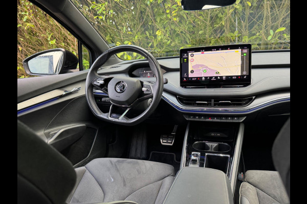 Škoda ENYAQ iV SPORTLINE PANORAMADAK STOELVERWARMING WARMTEPOMP NAP 1 EIGENAAR CARPLAY