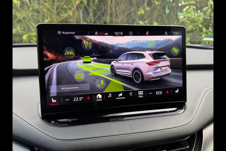 Škoda ENYAQ iV SPORTLINE PANORAMADAK STOELVERWARMING WARMTEPOMP NAP 1 EIGENAAR CARPLAY