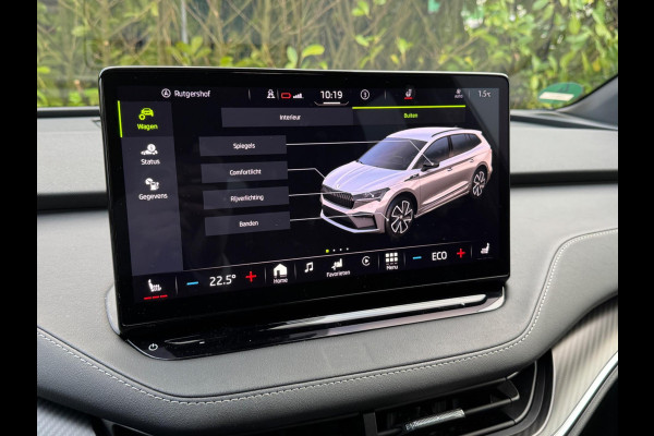 Škoda ENYAQ iV SPORTLINE PANORAMADAK STOELVERWARMING WARMTEPOMP NAP 1 EIGENAAR CARPLAY