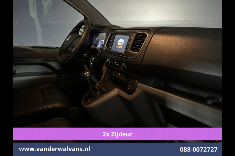 Toyota ProAce Worker 2.0 D-4D 145pk L3H1 Inrichting Euro6 Airco | 2x zijdeur | Apple Carplay | Cruisecontrol | Sidebars Android Auto, Parkeersensoren, Bijrijdersbank
