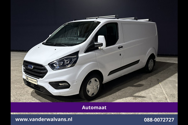 Ford Transit Custom 2.0 TDCI 131pk Automaat L2H1 Euro6 Airco | Camera | Apple Carplay | LED | Cruisecontrol | Trekhaak Android Auto, Stoelverwarming, Verwarmde voorruit, Dakdragers, Parkeersensoren, Bijrijdersbank, Achterklep