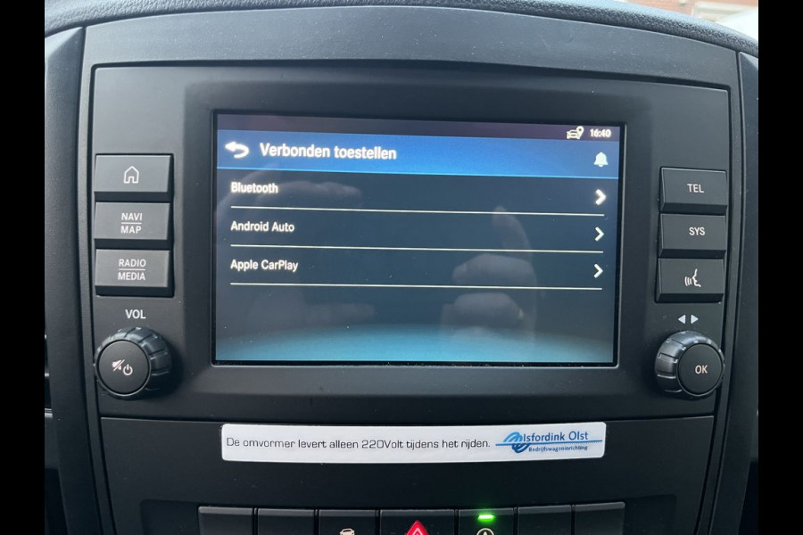 Mercedes-Benz Vito 114 CDI E6 Automaat Lang BPM Vrij! Lease €403p/m, Aluca inrichting, Airco, Carplay, PDC V+A, Onderhoudshistorie aanwezig