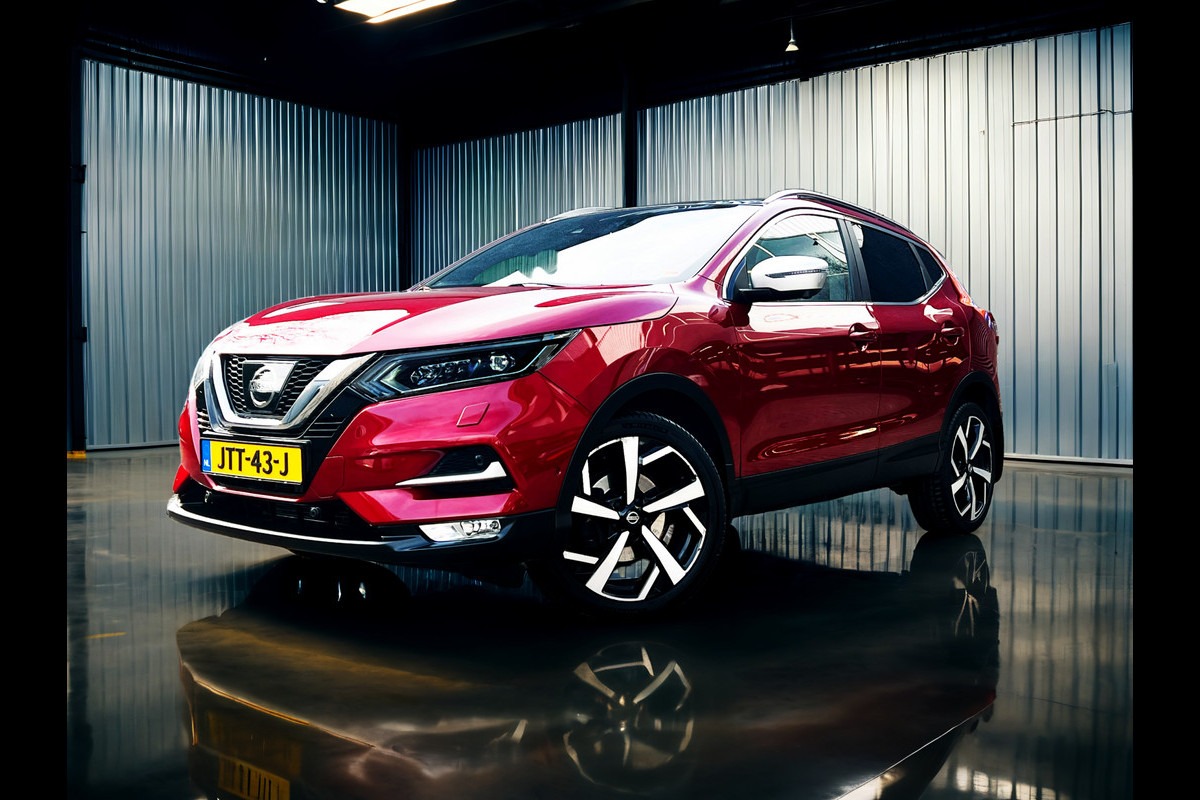 Nissan QASHQAI 1.2 Tekna 3d cam_Navi_Trekh_Pano_Leder_Dealer onderhouden