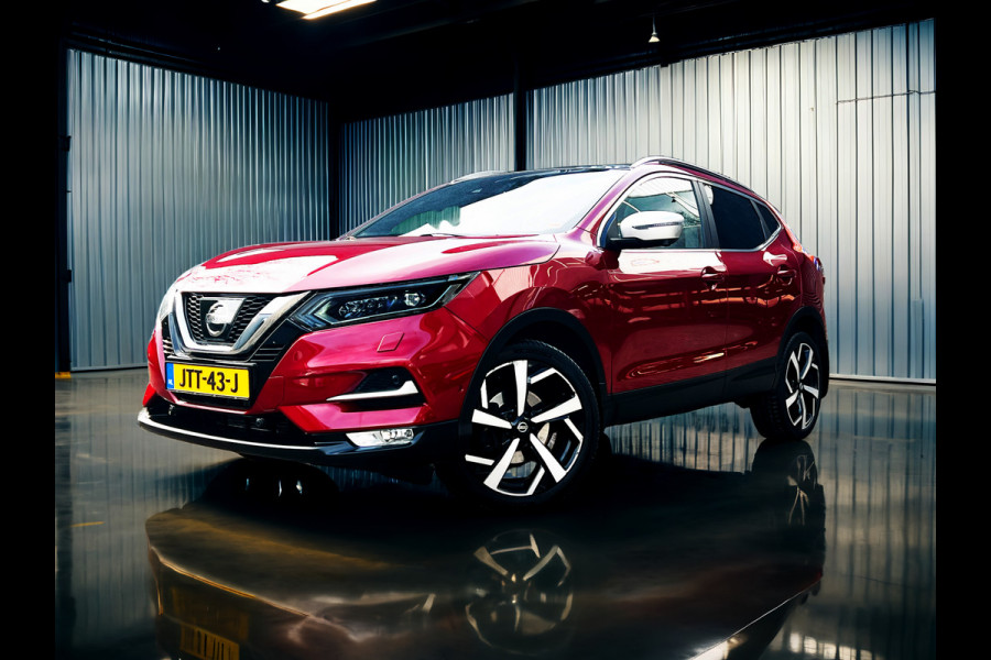Nissan QASHQAI 1.2 Tekna 3d cam_Navi_Trekh_Pano_Leder_Dealer onderhouden