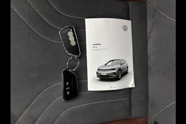 Volkswagen ID.4 First 77 kWh [ 3-Fase-11kW ] {SOH-83%} (INCL-BTW) *LEATHER-MICROFIBRE | FULL-LED | ADAPTIVE-CRUISE | HEATED-COMFORTSEATS | DIGI-COCKPIT | AMBIENTLIGHT | NAVI-FULLMAP | PDC | TOWBAR | PRIVACY-GLASS | CAMERA | 20''ALU*