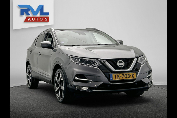 Nissan QASHQAI 1.2 Tekna Leder Navigatie Panoramadak Stoelverwarming Keyless Lane Assist Trekhaak Cruise Climate Control